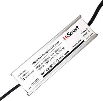 Zasilacz HiSmart 24V 13.3A 320W PFC IP67(NPF-320-24)