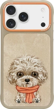 Панель Nimmy Big Eyed Pet 2.0 Dog для iPhone 17 Pro Beige (N-XDY-IP17-Pro-014)