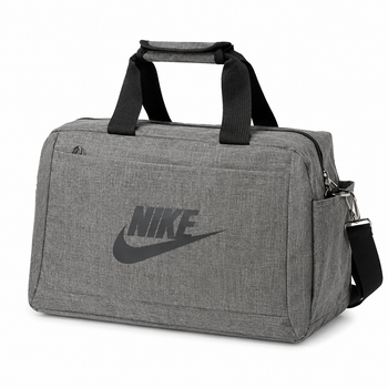 Спортивна сумка Nike ТР5248 сіра для тренувань і подорожей 39×26,5×17,5