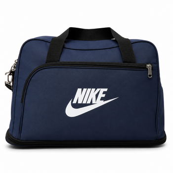 Спортивная сумка трансформер Nike синяя дорожная сумка для тренировок с отделением для обуви