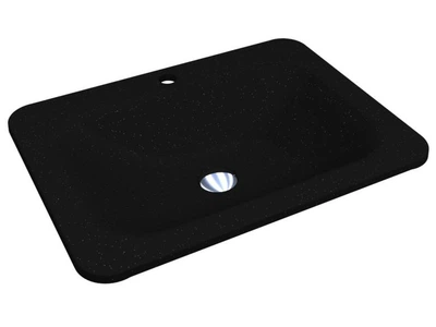 California Mirastone Black Умивальник Miraggio