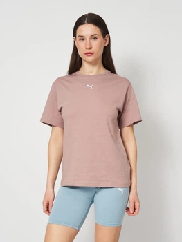 Футболка хлопковая женская Puma Ess Relaxed Tee 68497185 S Sandstone (4069161937736) ($OF694213) - Уценка