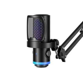 Микрофон BOYA CastMic G40B геймерский USB-C с rammen Black (6977490711874)