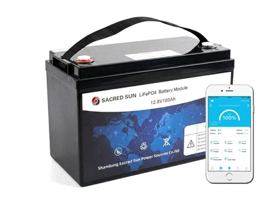 Акумулятор Sacred Sun SmartPower SCIFP12100 (LiFePO4 Bluetooth) - LiFePO4 на 12 В 100 ампер-годин