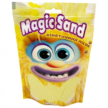Креативное творчество "Кинетический песок Magic sand" 39403-5 желтый 500 грамм