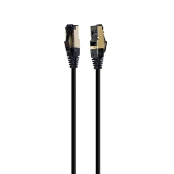 Патч-корд Cablexpert cat.8, S/FTP, литий, 50u "штекер из засувкою, 5 м, чорний (PP8-LSZHCU-BK-5M)
