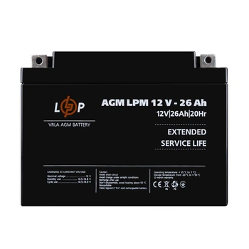 Аккумулятор AGM LPM 12V - 26 Ah (3133246425)