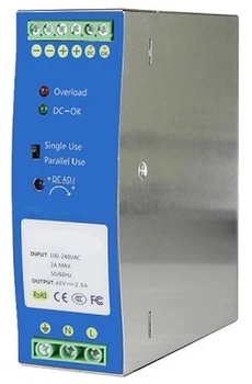Zasilacz HiSmart 48V 2.5A 120W DIN (DR-120-48)