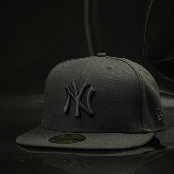Черная кепка с прямым козырьком 59FIFTY MLB New York Yankees Fullcap (7 3/4) 10000103