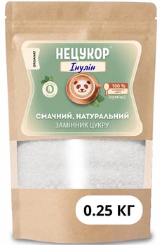 Инулин (1:1) 250г смесь натур. «НЕЦУКОР» - не горчит, для диетического питания, пищеварения и похудения
