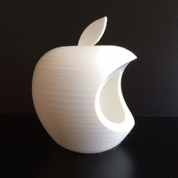 Подарок фанату Apple, интерьерный органайзер Яблоко, конфетница в стиле логотипа Apple