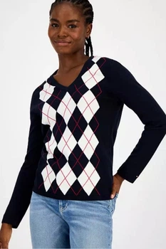 Джемпер Tommy Hilfiger 50(2XL) Синий принт (151845)