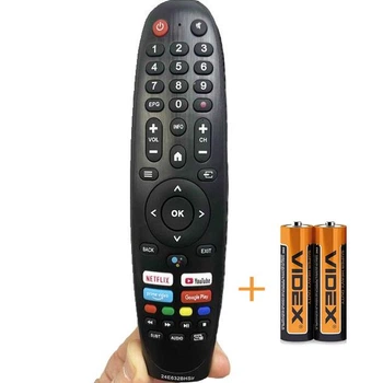 Пульт для телевізора TESLA 24E632BHS/ Blaupunkt BA40F4382QEB без голосу + Подарунок Батарейка сольова Videx R03P/AAA 2шт