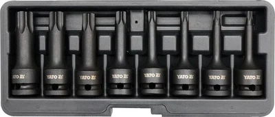Набір ударних біт YATO TORX T30-T80 1/2 8 шт YT-1065