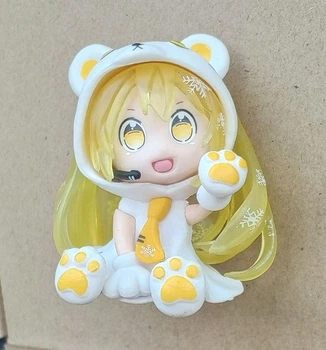 Аніме фігурка 7 см Хацуне Міку жовта, вокалоїд чібі Hatsune Miku Chibi anime figure
