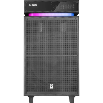 Акустична система 2.0 Defender Sound Factory, 140Вт Bluetooth/USB/TF/FM/15",LED, wooden (65093)