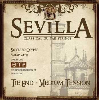 Струни для класичної гітари Cleartone Sevilla Tie End (Medium Tension)