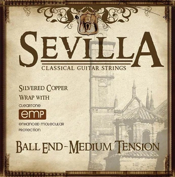 Струни для класичної гітари Cleartone Sevilla Ball End (Medium Tension)