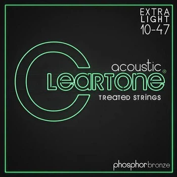 Струни для акустичної гітари Cleartone Acoustic Phosphor Bronze 10-47 (Ultra Light)