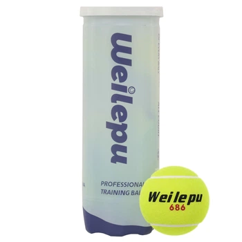М'ячі для великого тенісу 3шт WEILEPU T686P