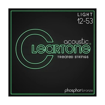 Струни для акустичної гітари Cleartone Acoustic Phosphor Bronze 12-53 (Light)