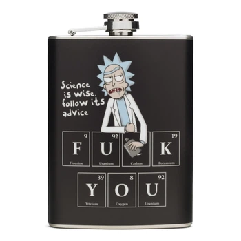 Фляга NU SHO “Crazy Rick” нержавіюча сталь 200 мл
