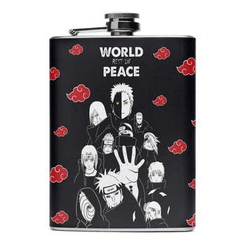 Фляга NU SHO “Naruto. World Peace” нержавеющая сталь 200 мл
