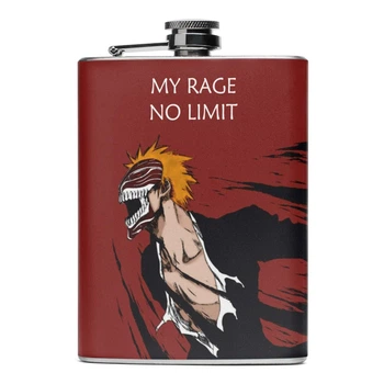 Фляга NU SHO “Bleach. My rage” нержавеющая сталь 200 мл
