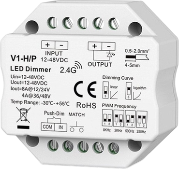 Sterownik LED Skydance V1-H/P 12-48 V 8 A (HS084578)
