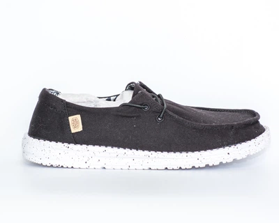 Мокасини жіночі Hey Dude Wendy Basic Black Odyssey 41 (26 см) Black (40053-0YF)