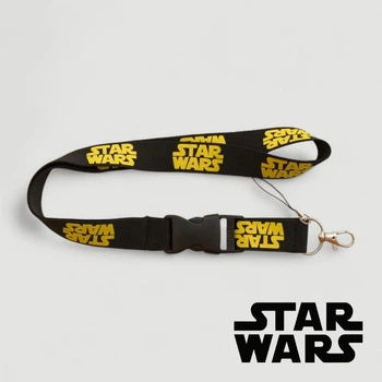 Ремешок-лента на шею Star Wars с карабином и фастексом для ключей, бейджа, телефона и флешки (52х2.5 см)