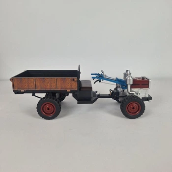 Радиоуправляемый трактор JJRC C8836-YW Farming Tractor с прицепом, светом и имитацией дыма, 2.4GHz