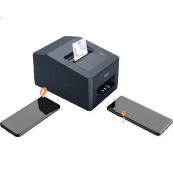 Принтер чеков Deli DL-5801YW термо 58 мм с Bluetooth для супермаркетов и общепита