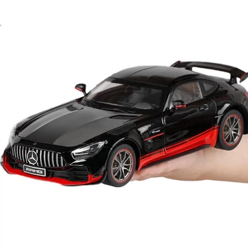 Heimanba Mercedes-Benz GTR1:18 Чорний лицар Модель автомобіля іграшка для дітей, модель автомобіля зі сплаву Колекційна демонстраційна штука подарунок