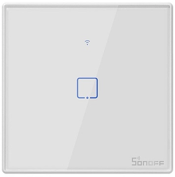 Podwójny inteligentny przełącznik ścienny Sonoff TX Smart Light Touch Switch Wi-Fi RF T2EU1C-TX (6920075742008)