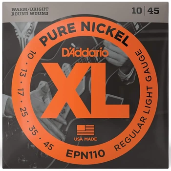 Струни DAddario EPN110 XL Pure Nickel 10-45 Regular Light