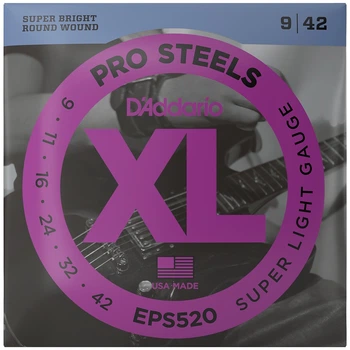 Струни DAddario EPS520 XL ProSteels 9-42 Super Light