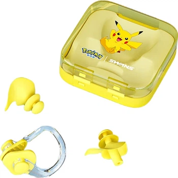 Набор берушей и зажима для носа SWANS Pokemon детский, Пикачу