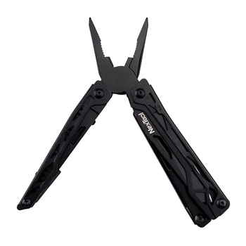 Мультитул NexTool NE20044 Knight 11 в 1 черный для дома и путешествий с открывалкой отверткой ножом плоскогубцами