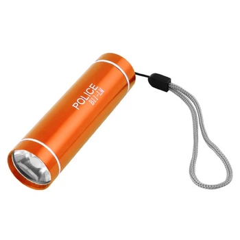 Портативный LED фонарик B11 LM с фокусирующей линзой Оранжевый