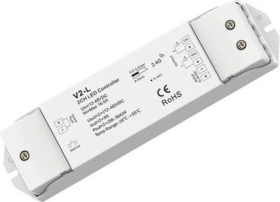 Sterownik LED Skydance V2-L 2-kanałowy 12-48 V 8 A (HS082970)