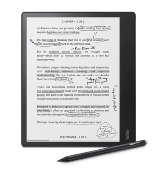 Электронная книга Kobo Elipsa Pack (N604-KU-BK-K-BU)