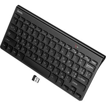 Бездротова клавіатура HOCO GM70 Dragon 2.4G Ukrainian version чорний