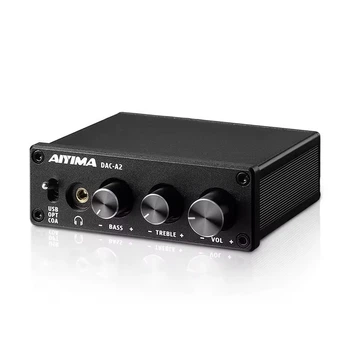 Підсилювач звуку AIYIMA DAC-A2 ЦАП Black
