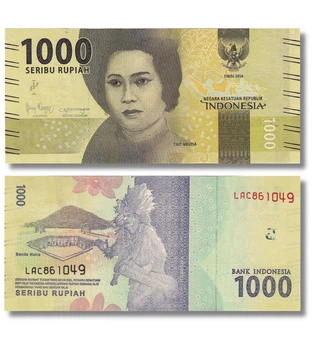 Банкнота 1000 рупій Індонезія 2016 рік UNC