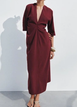 Плаття ZARA 16966 Вишневий XL (2546)