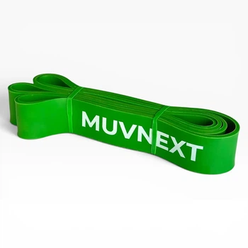 Гумова петля зелена 22–54 кг MuvNext — для підтягувань і фітнесу