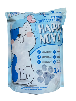Наполнитель силикагелевый Happy Nova 3.8L