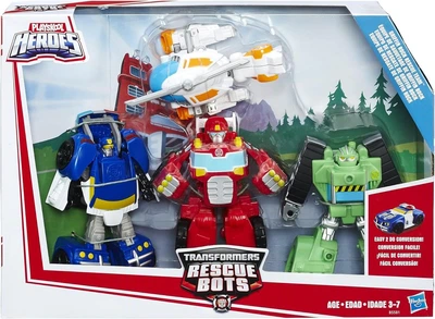 Подарочный набор Трансформеры Боты-спасатели Команда Гриффин Рок Hasbro Transformers Rescue Bots Griffin Rock Team (B5581)