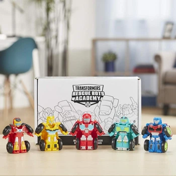 Подарунковий набір Трансформери Боти-рятувальники міні гонщики Hasbro Transformers Rescue Bots Academy (E9523)